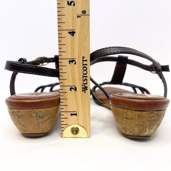 Rocket Dog Leather Cork Wedge Sandals - Picture 9 of 13